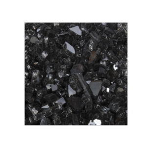 25lb bag - Black Reflective Glass - 1/4"